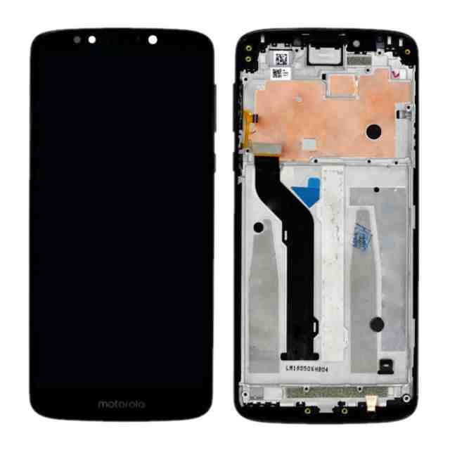 MODULO MOTOROLA MOTO E5 PLUS NEGRO CON MARCO